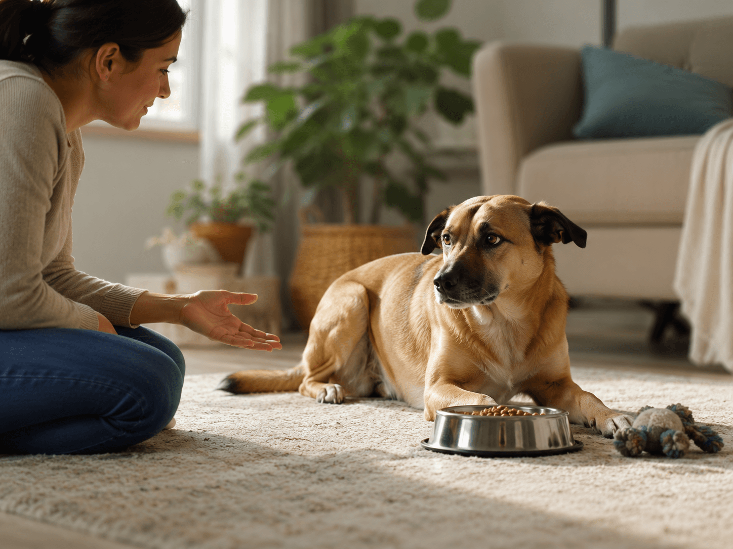 Resource guarding: helping a dog who guards food or toys